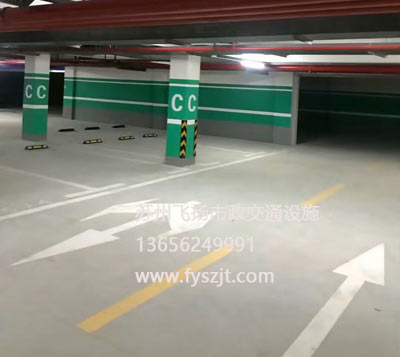 蘇州海上印象地下停車(chē)場(chǎng)劃線項(xiàng)目